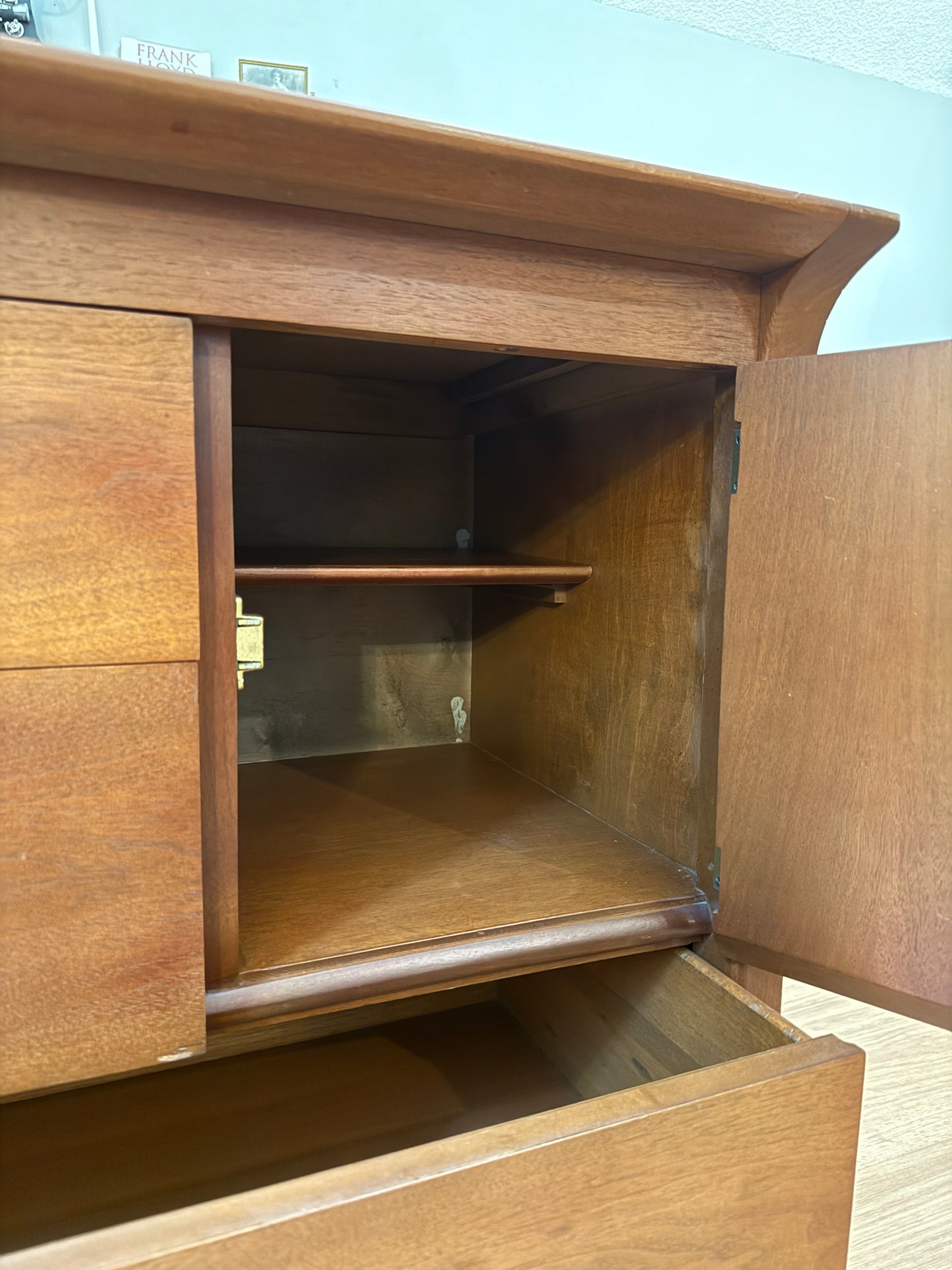 Drexel “Profile” Credenza – 1950s Mid-Century Modern Dresser by John Van Koert - Currently Being Refinished