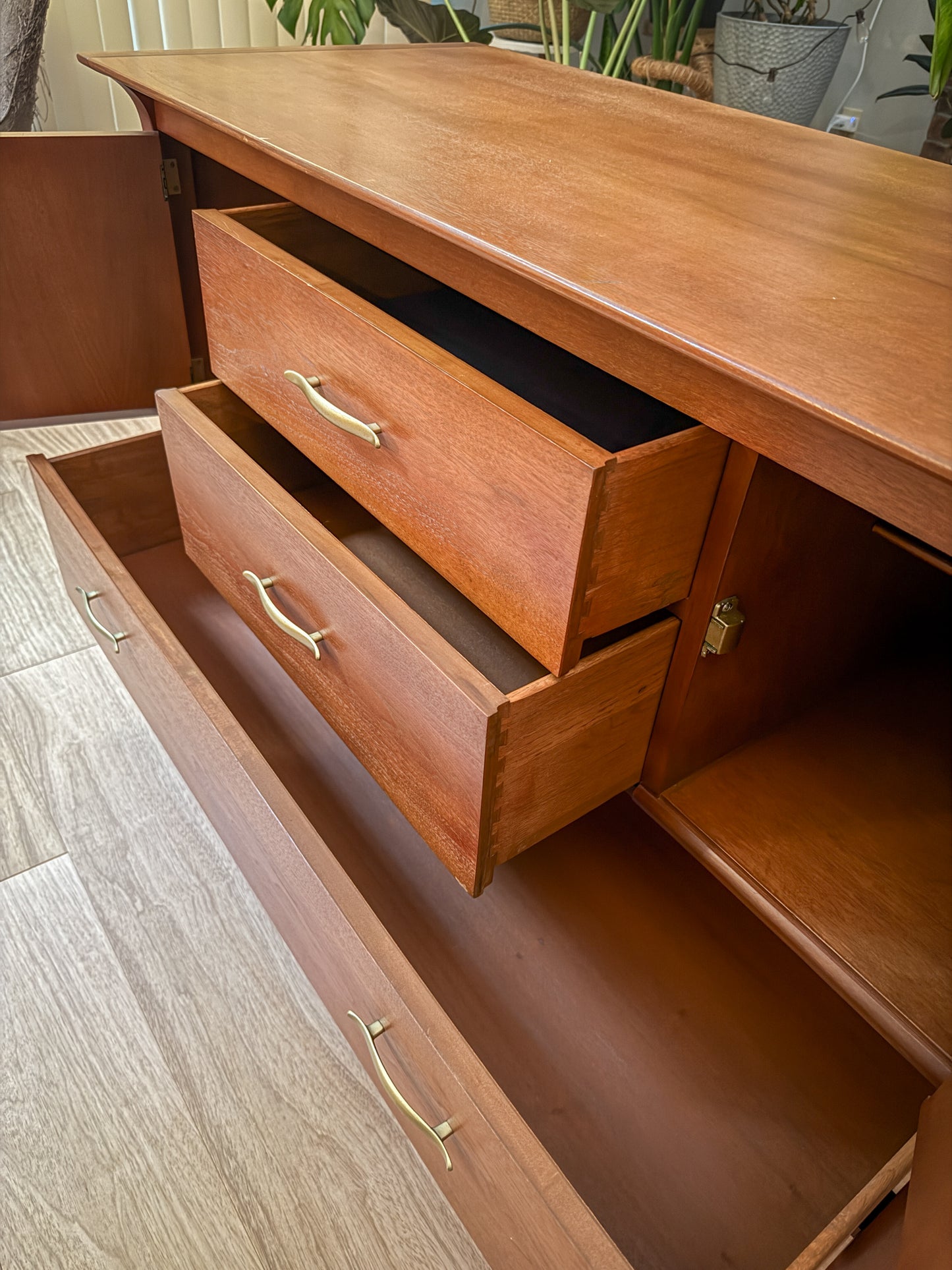 Drexel “Profile” Credenza – 1950s Mid-Century Modern Dresser by John Van Koert - Currently Being Refinished