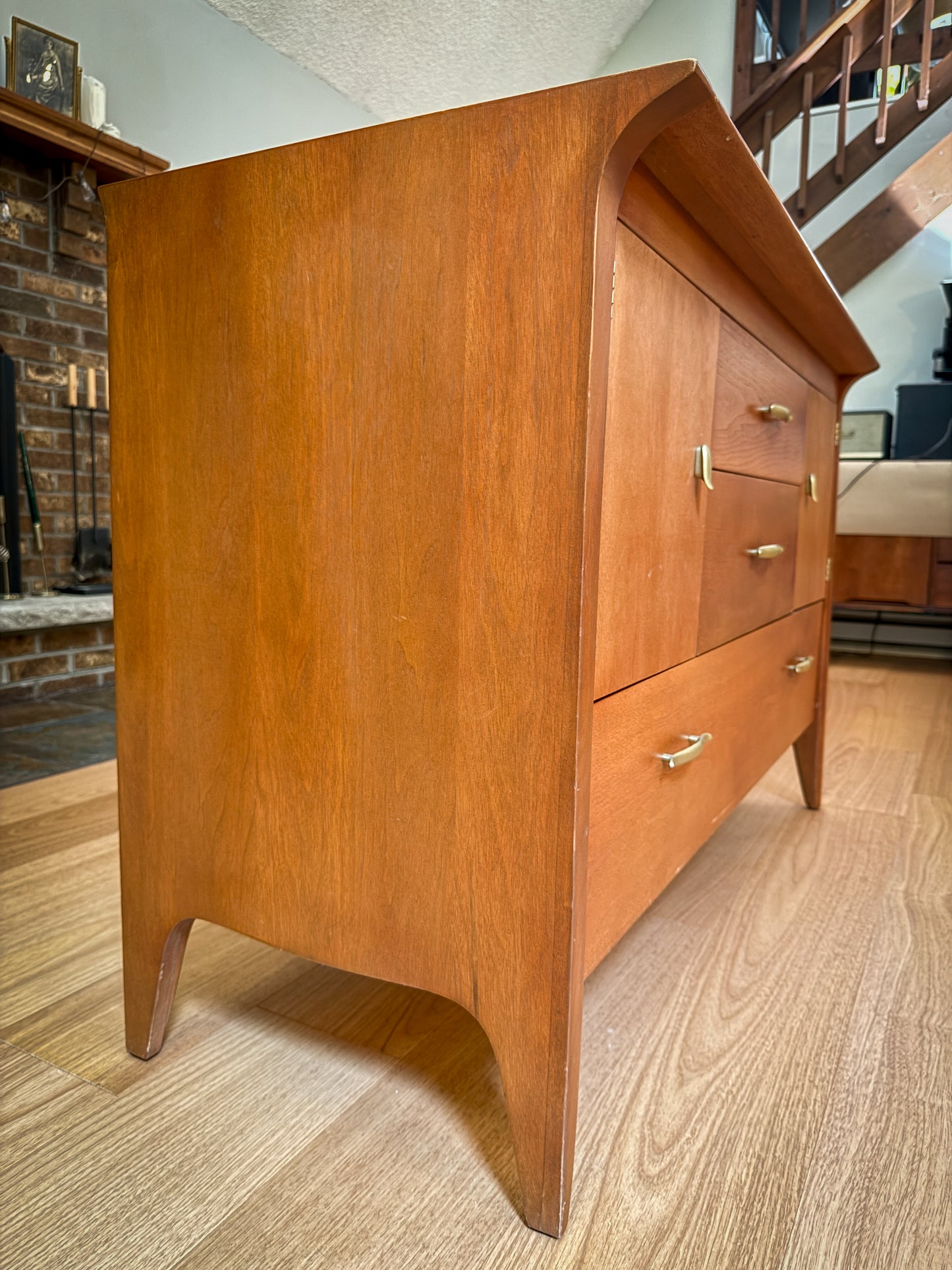 Drexel “Profile” Credenza – 1950s Mid-Century Modern Dresser by John Van Koert - Currently Being Refinished