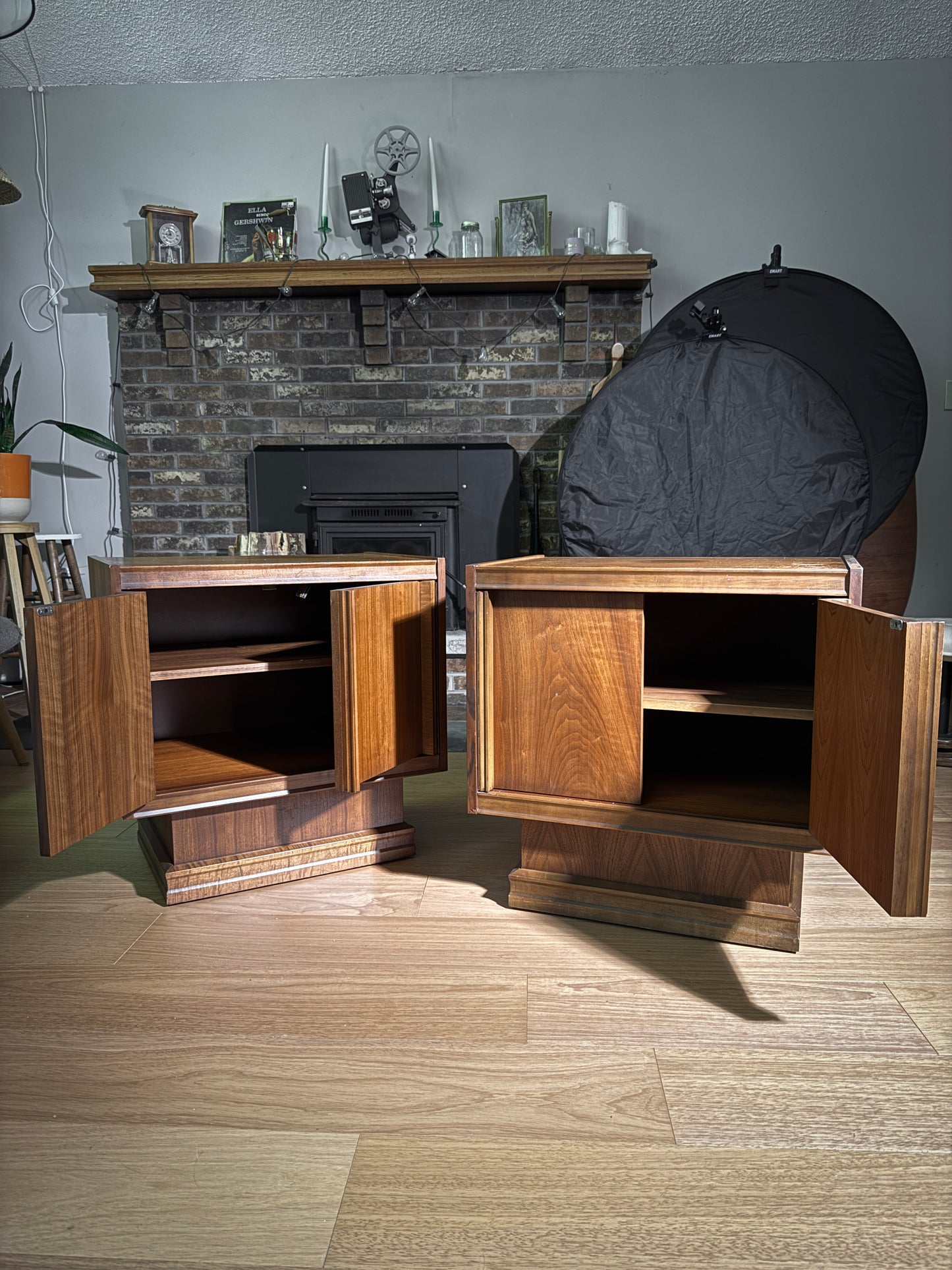 Tobago Brutalist Mid-Century Nightstands – Claim Before Restoration