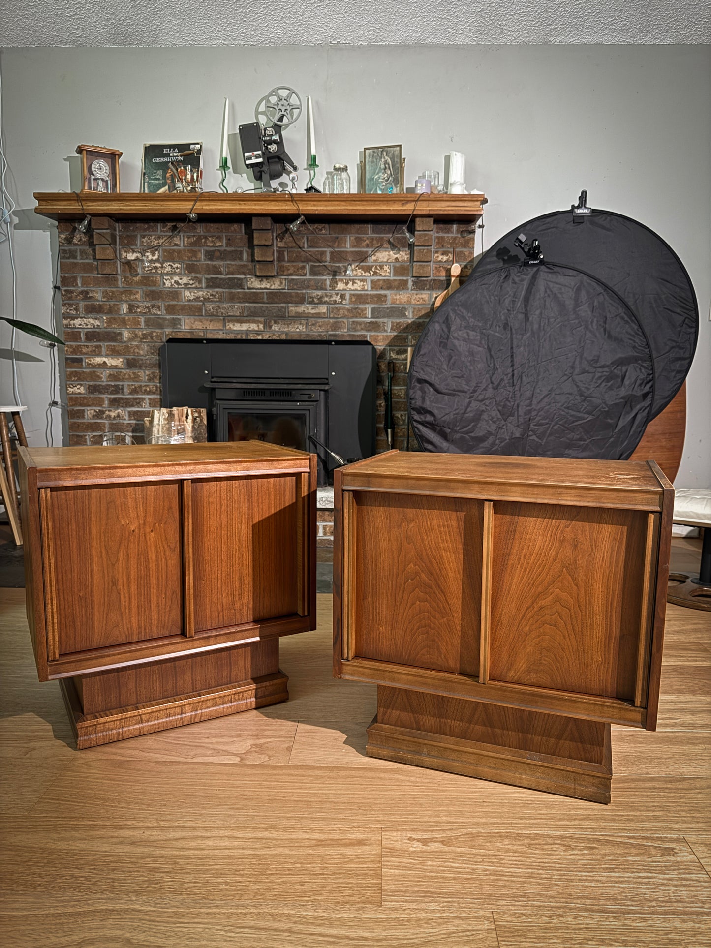 Tobago Brutalist Mid-Century Nightstands – Claim Before Restoration