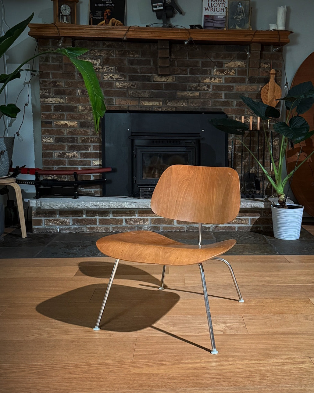 Original Eames LCM Chair – 1970s Herman Miller Lounge Chair in Walnut & Chrome