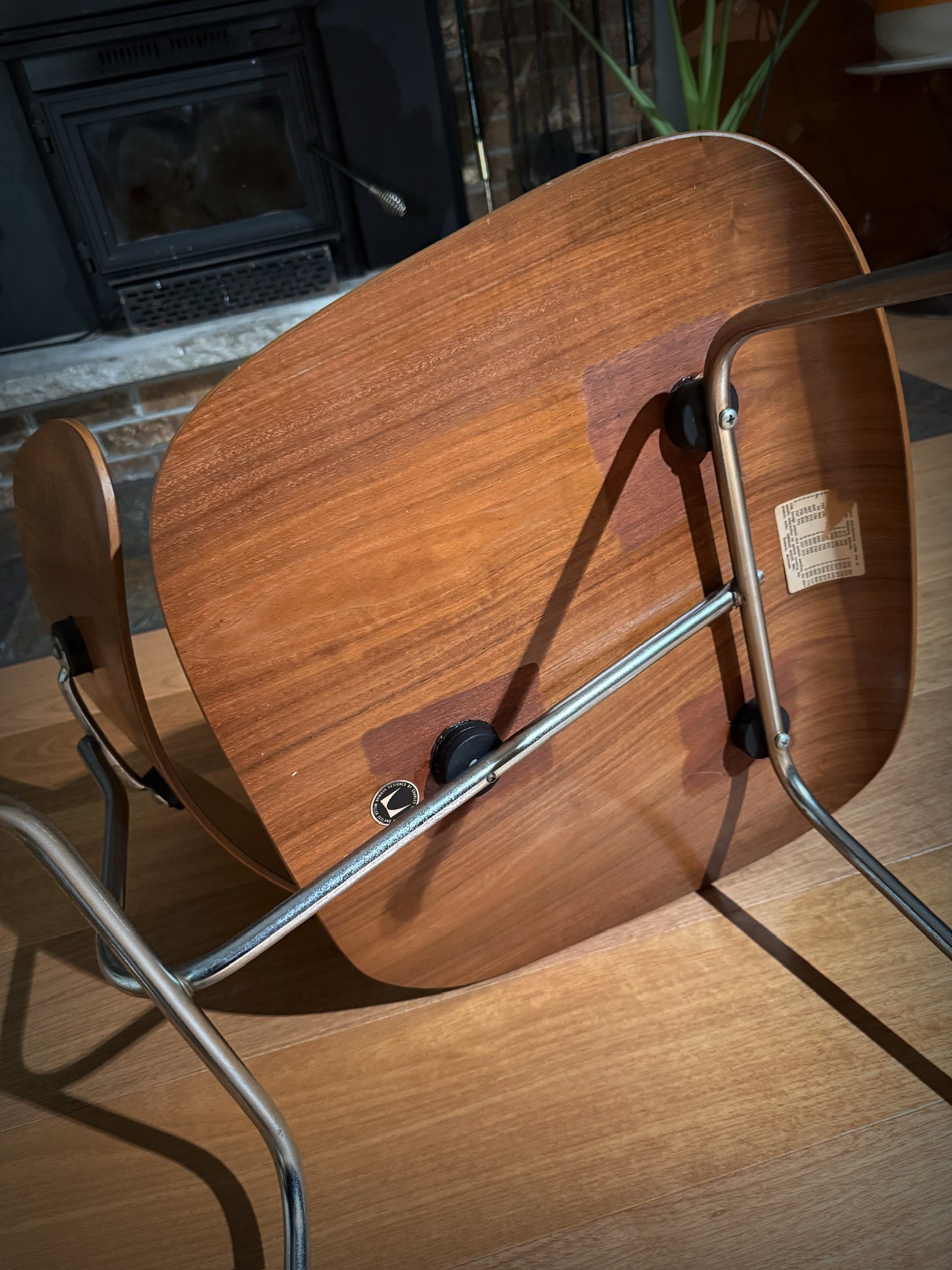 Original Eames LCM Chair – 1970s Herman Miller Lounge Chair in Walnut & Chrome