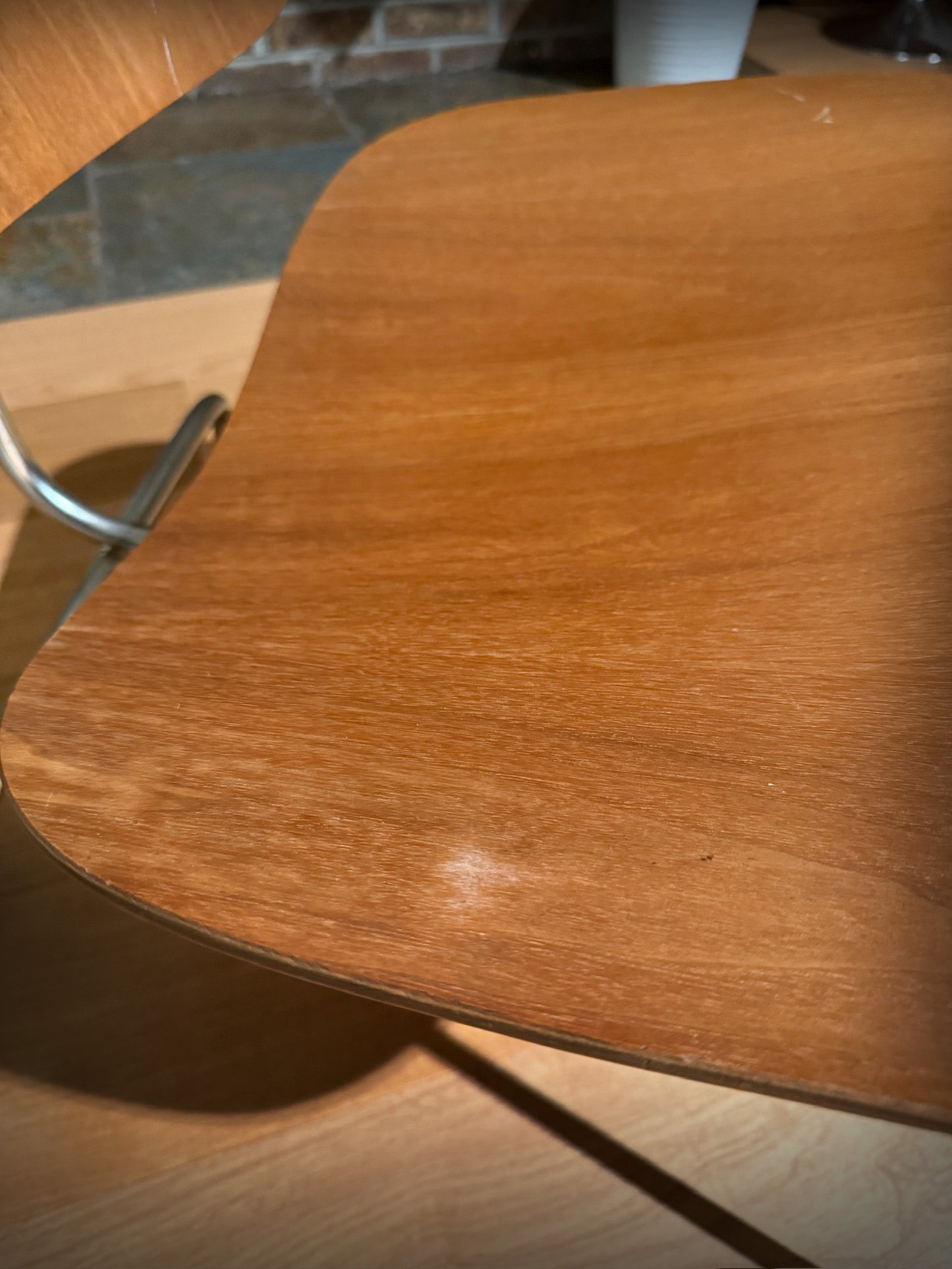 Original Eames LCM Chair – 1970s Herman Miller Lounge Chair in Walnut & Chrome