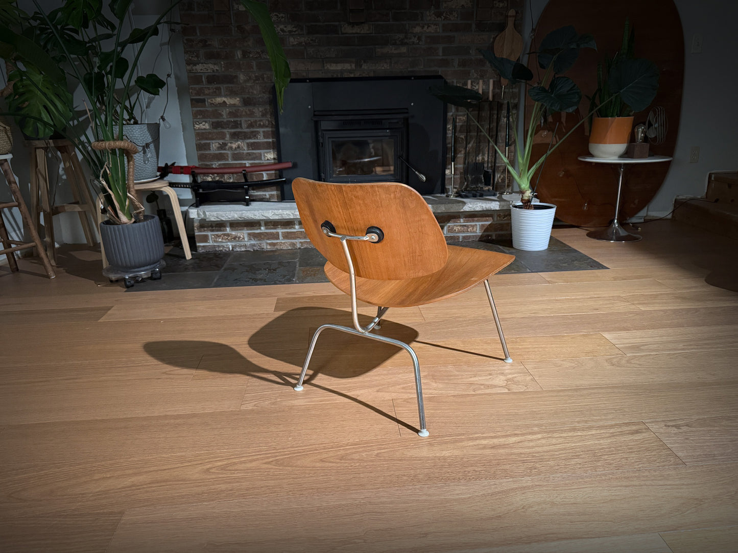 Original Eames LCM Chair – 1970s Herman Miller Lounge Chair in Walnut & Chrome