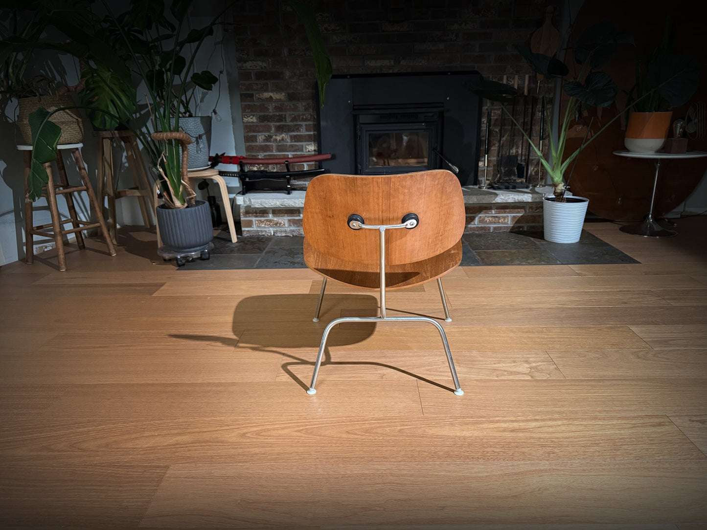 Original Eames LCM Chair – 1970s Herman Miller Lounge Chair in Walnut & Chrome
