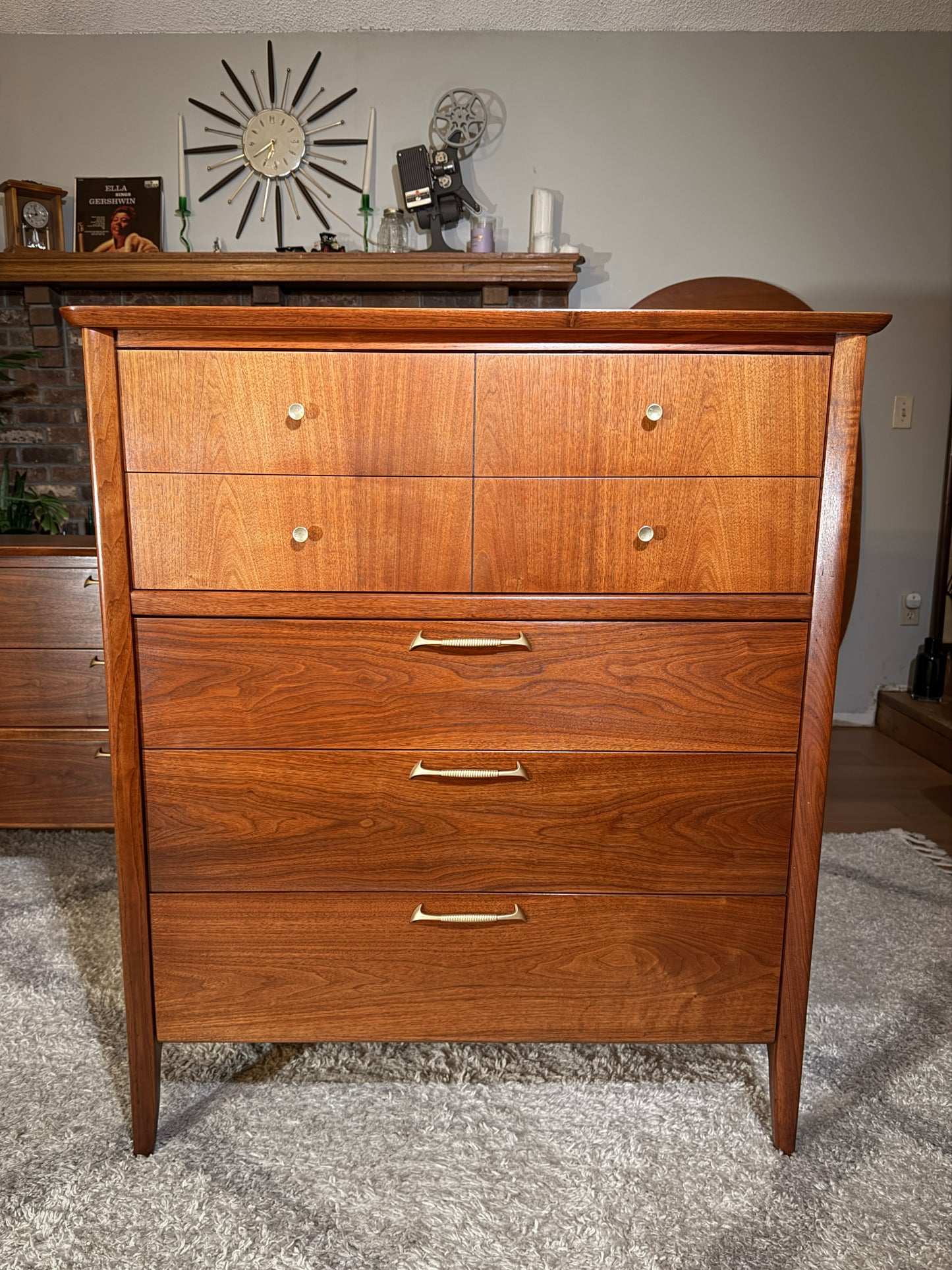 Drexel “Modern” Highboy Chest – Fully Refinished