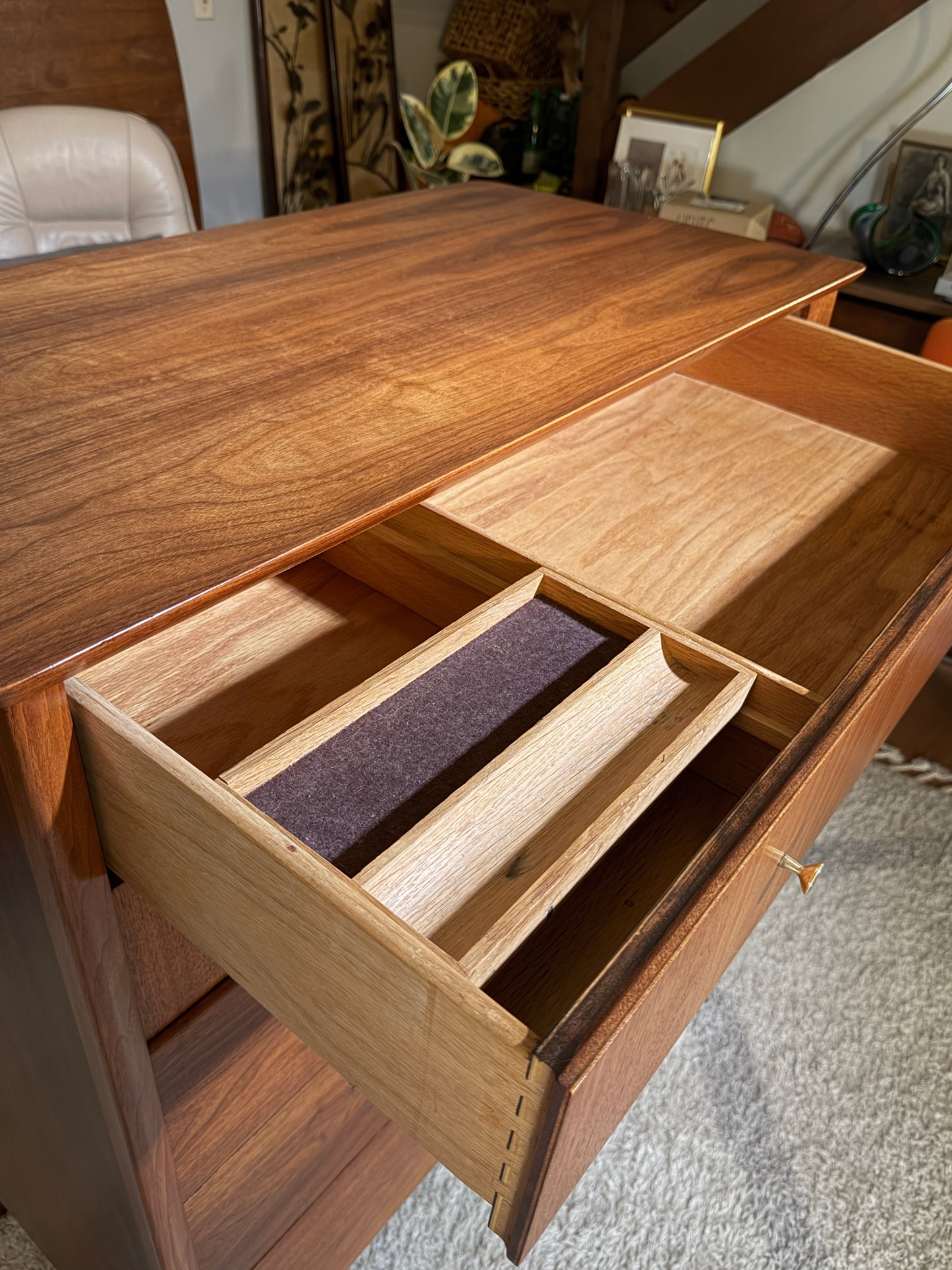 Drexel “Modern” Highboy Chest – Fully Refinished