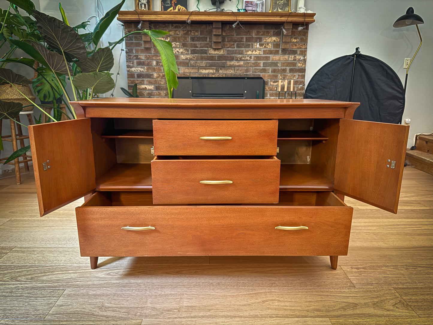 Drexel “Profile” Credenza – 1950s Mid-Century Modern Dresser by John Van Koert - Currently Being Refinished