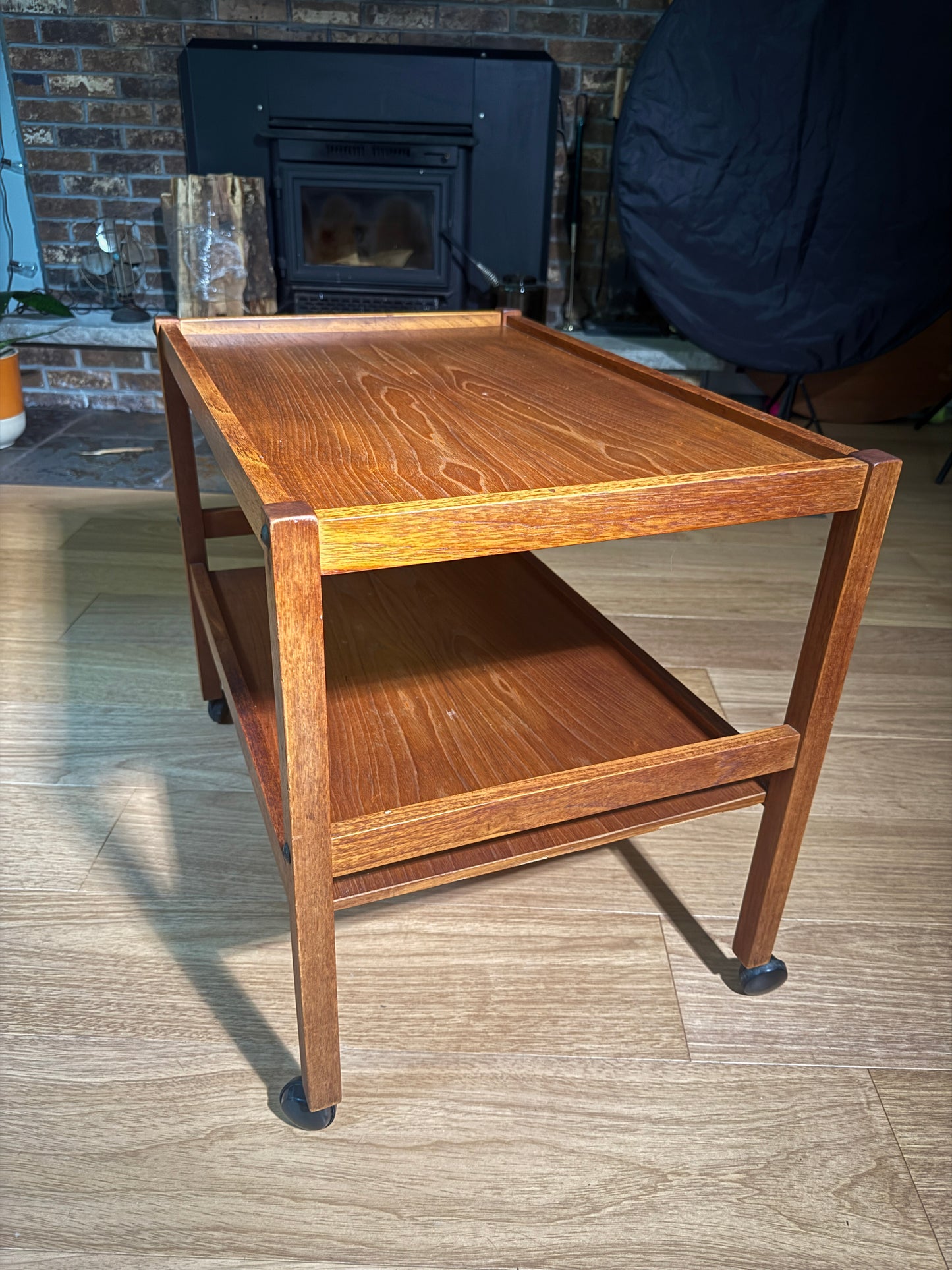 BRDR Furbo Danish Teak Tea Cart – Claim Before Restoration